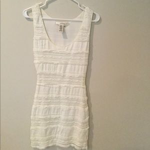 White mini dress